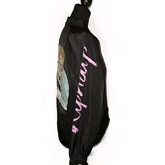 RipNdip Jacket Satin Bob Ross Rain Windbreaker Size Small - Picture 6 of 14